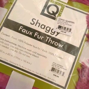 Faux Fur Throw